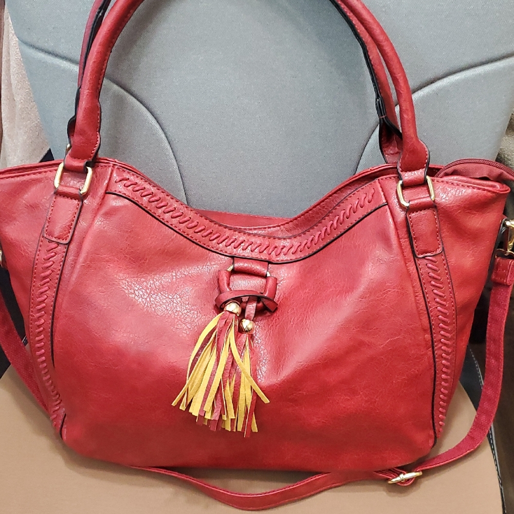 Elegant Red Handbag